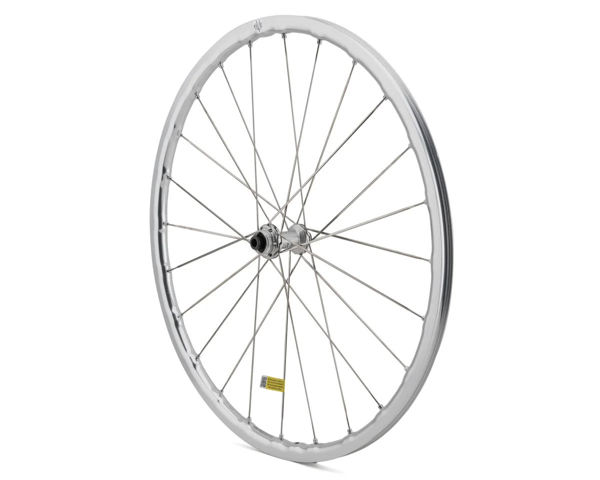 Mavic Ksyrium SL Disc Heritage Road Wheel (Silver) (Front) (12 x 100mm) (700c) (Centerlock) (Tubeless)